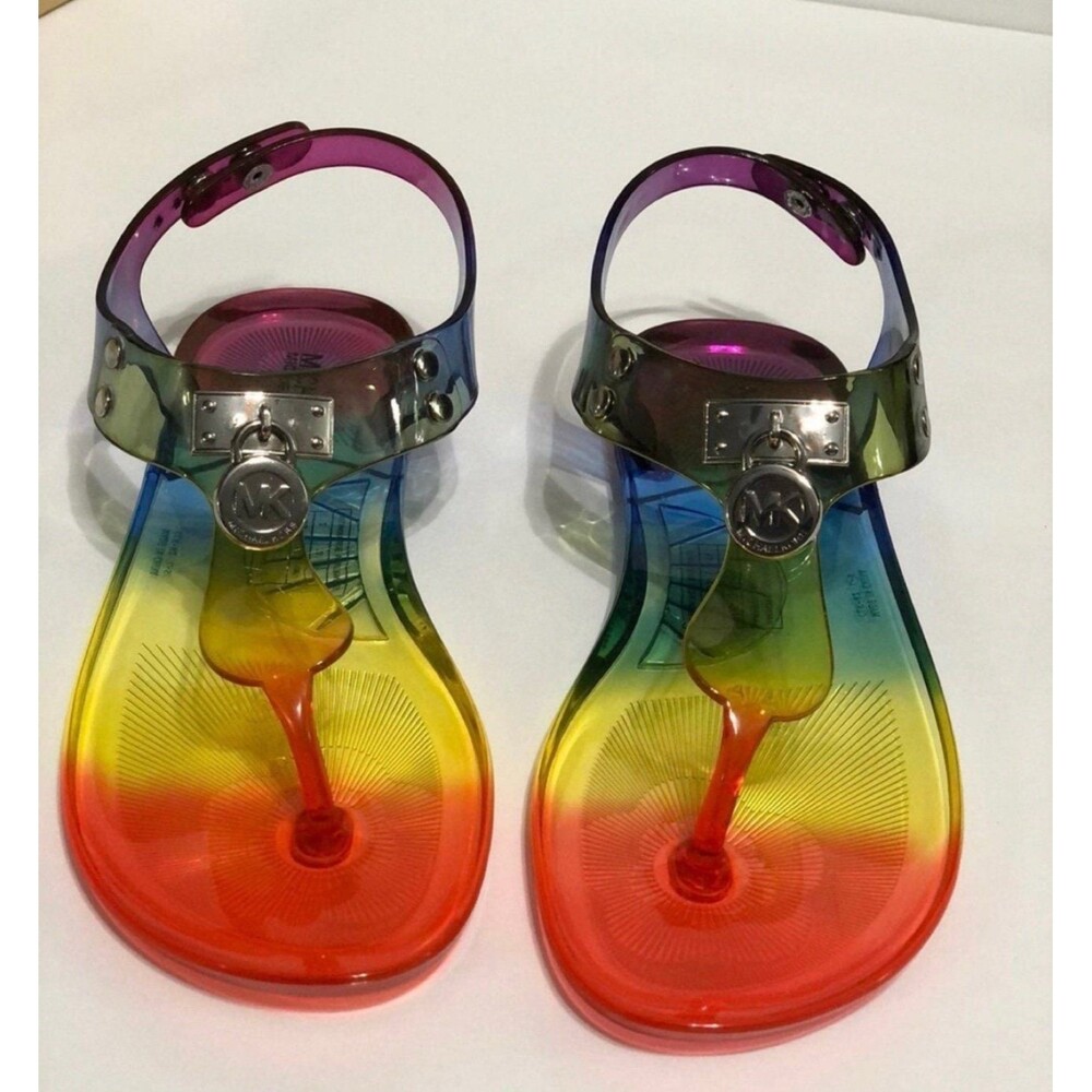Micheal Kors shoes youth size 2 New with box Rainbow colored